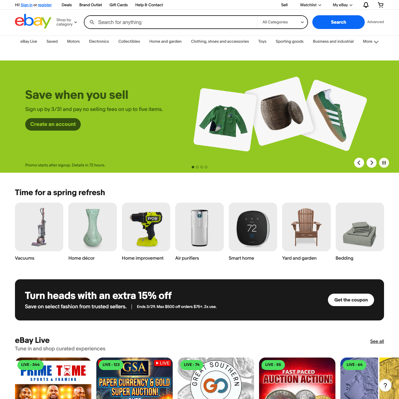 eBay screenshot