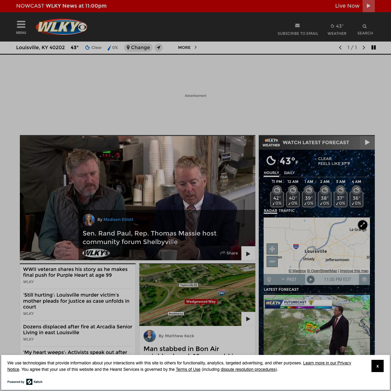 WLKY32 screenshot